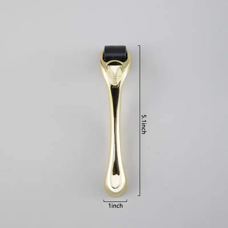 Golden Microneedle Derma Roller for Home Skin Care