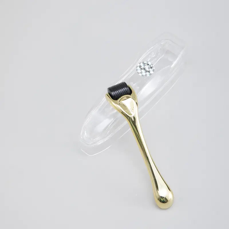 Golden Microneedle Derma Roller for Home Skin Care