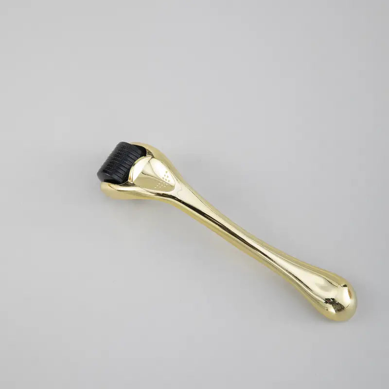 Golden Microneedle Derma Roller for Home Skin Care